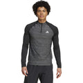 ADIDAS GYM+ 3S 1/4ZIP BLCKME Bild 2