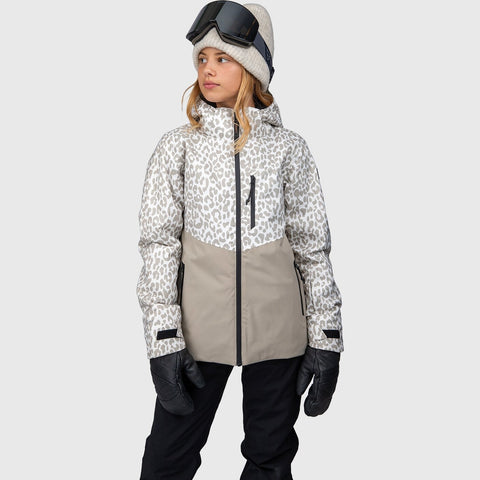 BRUNOTTI Teallasy-Print Girls Snow Jacket LEOPARD SNOW Bild 4