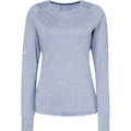 ENERGETICS Da.-Langarmshirt Evii L/S W MELANGE/BLUE Bild 1