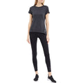 ENERGETICS Da.-T-Shirt Evii SS W MELANGE/BLACK/BLACK Bild 3