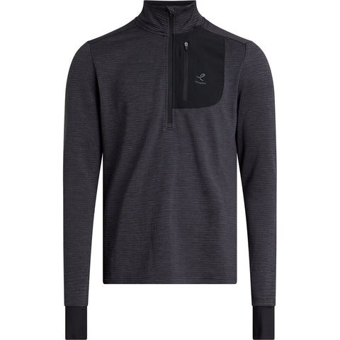 ENERGETICS He.-Langarmshirt Willard M MELANGE/BLACK Bild 1