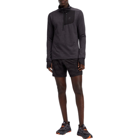 ENERGETICS He.-Langarmshirt Willard M MELANGE/BLACK Bild 2