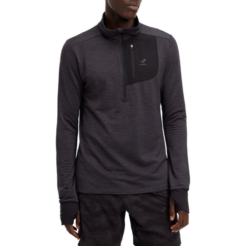 ENERGETICS He.-Langarmshirt Willard M MELANGE/BLACK Bild 3