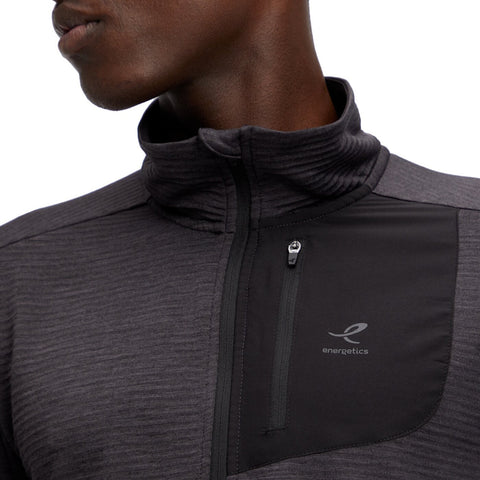 ENERGETICS He.-Langarmshirt Willard M MELANGE/BLACK Bild 4