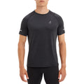 ENERGETICS He.-T-Shirt Ailo SS M MELANGE/BLACK/BLACK Bild 2