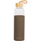 ENERGETICS Trinkflasche Glass Bottle Bamboo II 0.55 BROWN DARK/BROWN LIG Bild 1