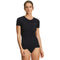 FALKE UL C Shortsleeved Shirt Regular w BLACK Bild 2