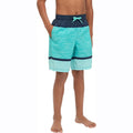FIREFLY Ju.-Badeshorts Lario B Melange Stripe MINT DARK Bild 2