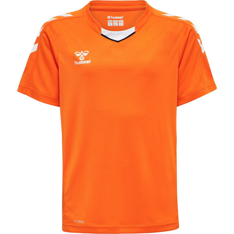 HUMMEL hmlCORE XK POLY JERSEY S/S KIDS ORANGE TIGER Bild 1