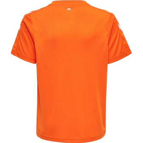 HUMMEL hmlCORE XK POLY JERSEY S/S KIDS ORANGE TIGER Bild 2