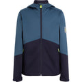 McKINLEY Ju.-Funktions-Jacke Bennet LT B MELANGE/NAVY DARK Bild 6