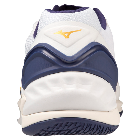 MIZUNO WAVE STEALTH NEO 43 White/BRibbon/MP Gold Bild 10