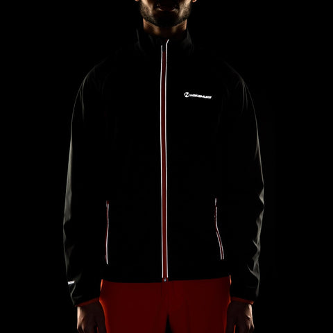 NAKAMURA He.-Funktions-Jacke Akron III ux BLACK NIGHT/ORANGE D Bild 5