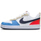 NIKE COURT BOROUGH LOW RECRAFT (GS) WHITE/THUNDER BLUE-LT CRIMSON Bild 5