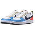 NIKE COURT BOROUGH LOW RECRAFT (GS) WHITE/THUNDER BLUE-LT CRIMSON Bild 6