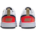 NIKE COURT BOROUGH LOW RECRAFT (GS) WHITE/THUNDER BLUE-LT CRIMSON Bild 7