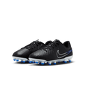NIKE JR LEGEND 10 ACADEMY FG/MG BLACK/CHROME-HYPER ROYAL Bild 4