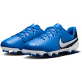NIKE JR LEGEND 10 CLUB FG/MG SIGNAL BLUE/WHITE Bild 4