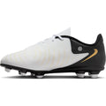 NIKE JR PHANTOM GX II CLUB FG/MG WHITE/BLACK-MTLC GOLD COIN Bild 2