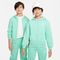 NIKE K NSW CLUB FLC HD FZ LS LBR EMERALD RISE/WHITE Bild 3