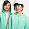 NIKE K NSW CLUB FLC HD FZ LS LBR EMERALD RISE/WHITE Bild 4