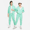 NIKE K NSW CLUB FLC HD FZ LS LBR EMERALD RISE/WHITE Bild 5