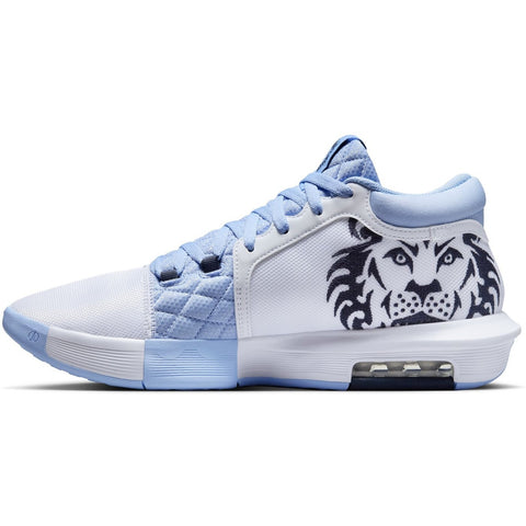 NIKE LEBRON WITNESS VIII WHITE/THUNDER BLUE-ALUMINUM Bild 7