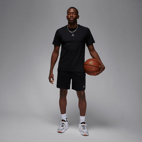 NIKE M J DF SPRT SS TOP BLACK/WHITE Bild 3