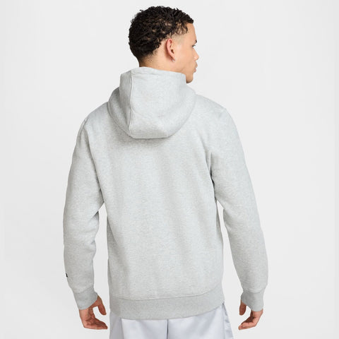 NIKE M NK CLUB BB PO HDY NSW GFX DK GREY HEATHER/LT SMOKE GREY/ Bild 2