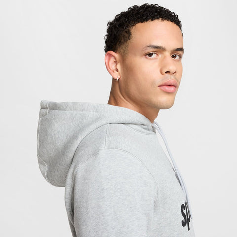 NIKE M NK CLUB BB PO HDY NSW GFX DK GREY HEATHER/LT SMOKE GREY/ Bild 5