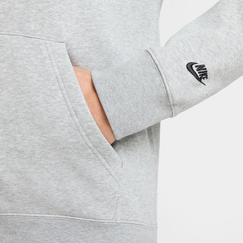 NIKE M NK CLUB BB PO HDY NSW GFX DK GREY HEATHER/LT SMOKE GREY/ Bild 6