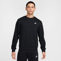 NIKE M NK CLUB FT CREW BLACK/WHITE Bild 1
