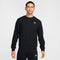 NIKE M NK CLUB FT CREW BLACK/WHITE Bild 1