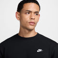 NIKE M NK CLUB FT CREW BLACK/WHITE Bild 5