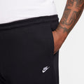 NIKE M NK CLUB KNIT OH PANT BLACK/WHITE Bild 4