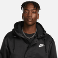 NIKE M NK CLUB STADIUM PARKA BLACK/WHITE Bild 3