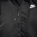 NIKE M NK CLUB STADIUM PARKA BLACK/WHITE Bild 4