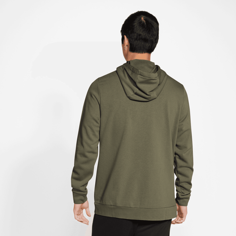 NIKE M NK DRY HOODIE FZ FLC DK GREY HEATHER/BLACK Bild 11