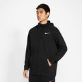 NIKE M NK DRY HOODIE FZ FLC DK GREY HEATHER/BLACK Bild 9