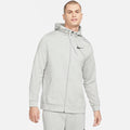 NIKE M NK DRY HOODIE FZ FLC DK GREY HEATHER/BLACK Bild 1