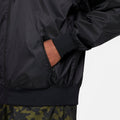 NIKE M NK WVN LND WR HD JKT BLACK/WHITE Bild 5