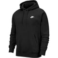 NIKE M NSW CLUB HOODIE PO BB BLACK/BLACK/WHITE Bild 1