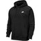 NIKE M NSW CLUB HOODIE PO BB BLACK/BLACK/WHITE Bild 1