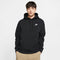 NIKE M NSW CLUB HOODIE PO BB BLACK/BLACK/WHITE Bild 6