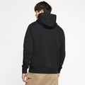 NIKE M NSW CLUB HOODIE PO BB BLACK/BLACK/WHITE Bild 7