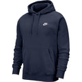 NIKE M NSW CLUB HOODIE PO BB BLACK/BLACK/WHITE Bild 9