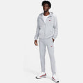 NIKE M NSW SP FLC FZ HOODIE BB WOLF GREY/WHITE Bild 3