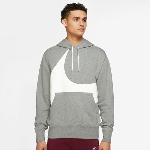 NIKE M NSW SWOOSH PO SBB HD DK GREY HEATHER/WHITE Bild 1