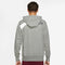 NIKE M NSW SWOOSH PO SBB HD DK GREY HEATHER/WHITE Bild 4