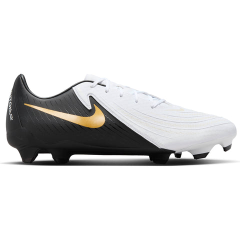 NIKE PHANTOM GX II ACADEMY FG/MG WHITE/BLACK-MTLC GOLD COIN Bild 1